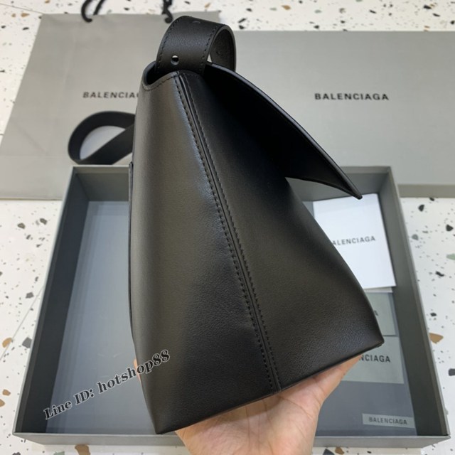 Balenciaga巴黎世家專櫃爆款超大號平紋黑金扣Hourglass沙漏包 fyj1816